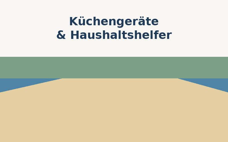 Symbolbild für Küchengeräte und Haushaltshelfer